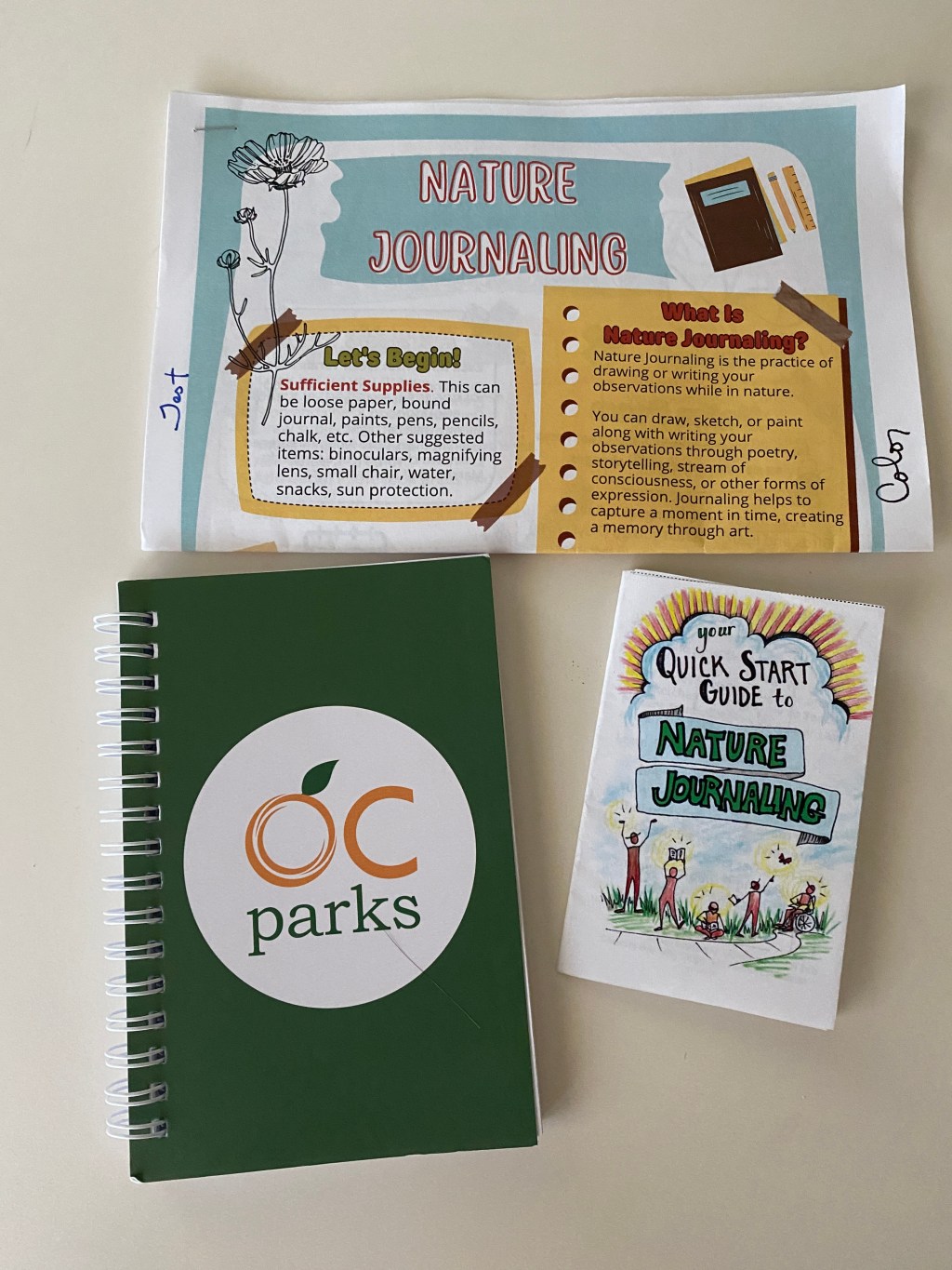 Nature Journaling Event With OC&nbsp;Parks
