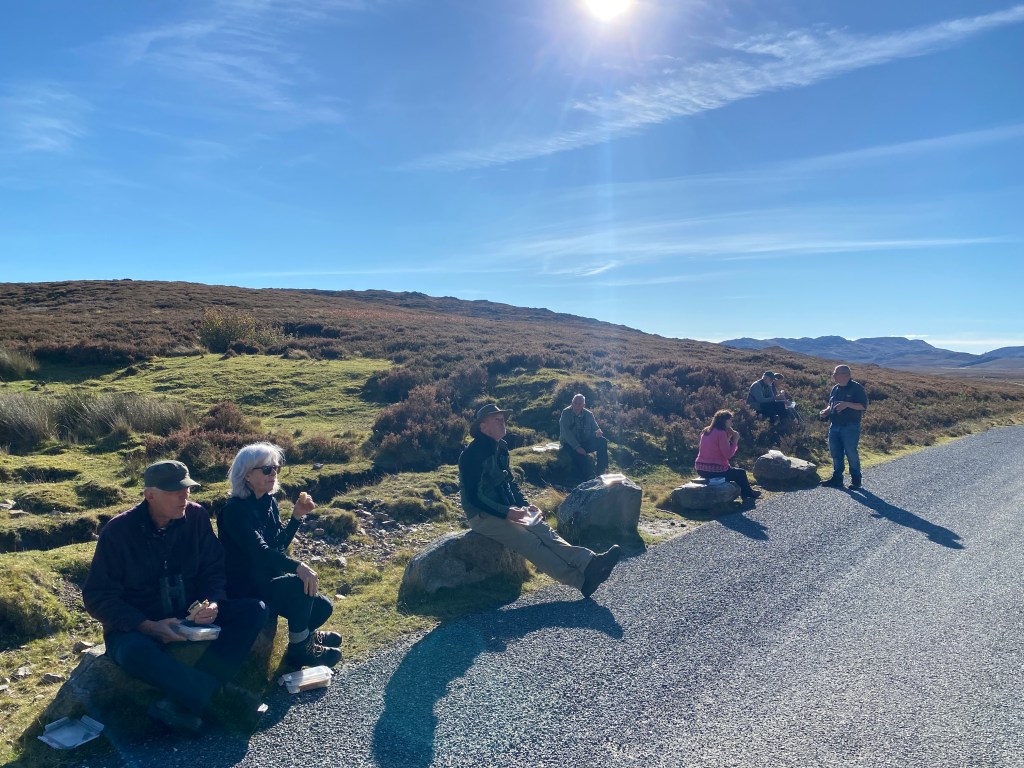 heatherlea-scotland-bird-tour-eating-lunch